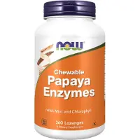 Now , Enzymes de Papaye à Croquer, 360 Pastilles