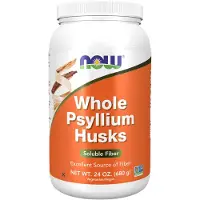 Now , Téguments de Psyllium Entiers, 24 oz (680 g)
