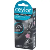 Ceylor Préservatif sans latex extra fin 6 pc(s) Préservatif(S)
