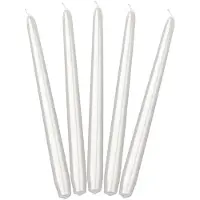 Party Deco Bougeoir Bougie Blanc 24cm - (10p.) (10 pcs)