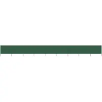 vidaXL Tissu brise-vent 9 pièces 1200 x 80 cm vert