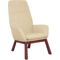 The Living Store Relaxsessel Creme Stoff