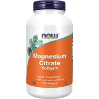 Now Maintenant aliments en magn sium citrate 180 softgel
