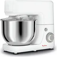 Moulinex Impastatrice Masterchef Essential robot de cuisine 800 W 4,8 L Blanc, Gris