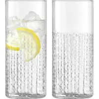 LSA International Verre Long L.S.A. Wicker Transparant 400 ml (2-Pièces)