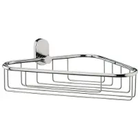 kela Panier de Douche Kela Lucido Corner Left Silver Shining