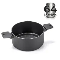 Moneta 0005550724 casserole à sauce 5 L Rond Noir