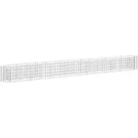vidaXL Jardinière en gabion surélevée 540x50x50 cm en fer galvanisé