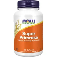 Now , Super Primevère, Huile d'Onagre, 1 300 mg, 60 Gélules