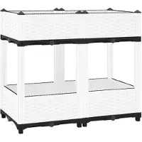 vidaXL Hochbeet 80x40x71 cm Polypropylen