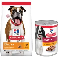 Hill's Pet Nutrition Science Plan Adult Light Medium breed aliments secs au poulet 14 kg