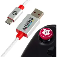 - Câble micro-USB LED officiel et reposes-pouce pour PS4, Xbox One et mobile