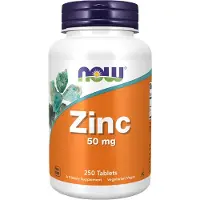 Now , Zinc, 50 mg, 250 Comprimés