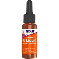 Now , Vitamine E Liquide, D-Alpha Tocophérol, 4 fl oz (118 ml)