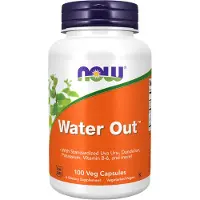 Now Water Out, Léquilibre Hydrique, 100 Veggie Caps -Now Foods
