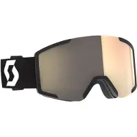 SCOTT Shield Light Sensitive Ski Goggles Noir Light Sensitive Bronze Chrome/CAT2-4