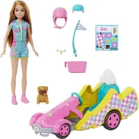 Barbie poupée Stacie + kart HRM08