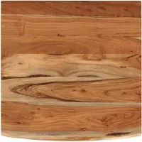 vidaXL Étagère murale 40x40x3,8cm carré massif acacia bordure assortie