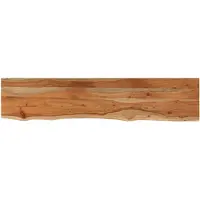 vidaXL Étagère murale rectangulaire massif acacia bordure assortie
