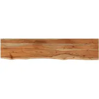 vidaXL Étagère murale rectangulaire massif acacia bordure assortie