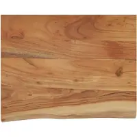 vidaXL Étagère murale rectangulaire massif acacia bordure assortie