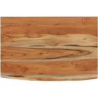 vidaXL Étagère murale rectangulaire massif acacia bordure assortie