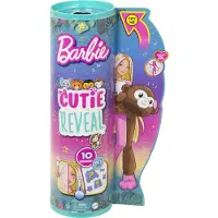 Barbie Cutie Reveal Poupée en costume d'éléphant avec changement de couleur (série Jungle)