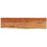 vidaXL Étagère murale rectangulaire massif acacia bordure assortie