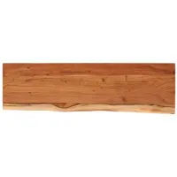 vidaXL Étagère murale rectangulaire massif acacia bordure assortie