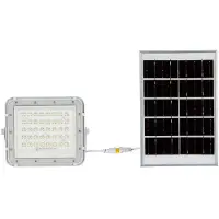 V-TAC Projecteur solaire blanc - 10W - IP65 - 800 lumens - 4000K