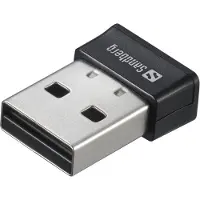 Sandberg Micro Wifi Dongle (USB 2.0), Adaptateur réseau, Noir