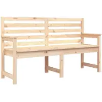 vidaXL Banc de jardin 159,5x48x91,5 cm Pin massif