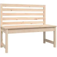 vidaXL Banc de jardin 109 cm pin massif