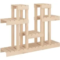 vidaXL Support à plantes 104,5x25x77,5 cm Bois massif de pin