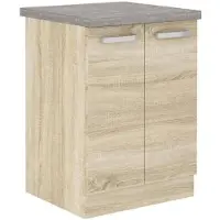 Bigbuy Meubles d'appoint Sonoma Oak 60 x 51,6 x 85 cm