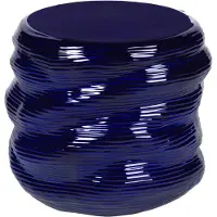 Broste Copenhagen Table en faïence - bleu
