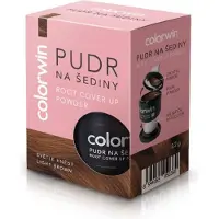 Colorwin Poudre de couverture pour souligner la pousse des cheveux et gagner en volume - Brun clair, 3.2g.