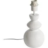 QAZQA Lampe de table design en céramique blanche 15 cm sans abat-jour - Alisia