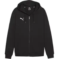 Puma Hommes, Pull-over, teamGOAL Casuals Veste à capuche, Noir, (S)