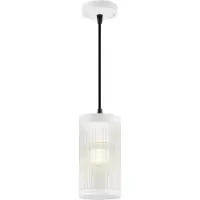 Nordlux Suspension en verre Coupar blanc