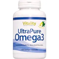 Vision Healthcare B.V. Omega-3 ultra-pur 1000 mg (dont 400 mg d'EPA + 300 mg de DHA) 120 gélules