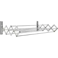 Juwel Séchoir à linge mural Ruck Zuck 80cm argent