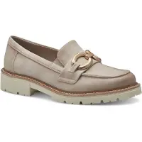 Jana : Chaussures basses, mocassins, couleur beige, pour le quotidien
