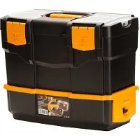 vidaXL Mallette à outils 420x220x340 mm PP