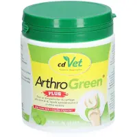 CdVet Arthrogreen Plus 330g - Complément Alimentaire Naturel Et Efficace Pour Soutenir Les Articulations Des Chiens Et Des Chats Avec Des Vitamines Et Des Minéraux