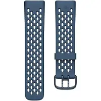 Fitbit Charge 5 Bracelet Silicone avec Trous Bleu L
