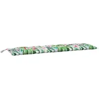 vidaXL Coussin de banc de jardin multicolore 180x50x7 cm tissu oxford