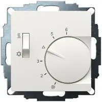 Eberle Controls Eberle UTE 1770-RAL9010-M-55 Thermostat d'ambiance encastré 5 à 30°C, Thermostat, Blanc