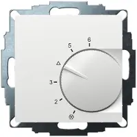 Eberle Controls Eberle UTE 1002-RAL9016-G-55 Thermostat d'ambiance encastré 5 à 30°C, Thermostat, Blanc