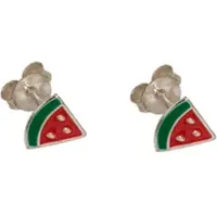 Out of the blue Boucles d'oreilles en argent 925 sterling, melon, (Argent sterling 925)
